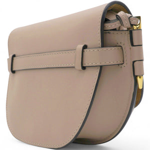Mini Gate Dual Bag In Soft Leather And Jacquard