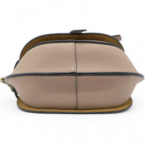 Mini Gate Dual Bag In Soft Leather And Jacquard