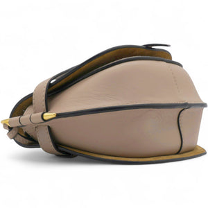 Mini Gate Dual Bag In Soft Leather And Jacquard