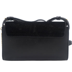 Faye Shoulder Bag Leather and Suede Mini