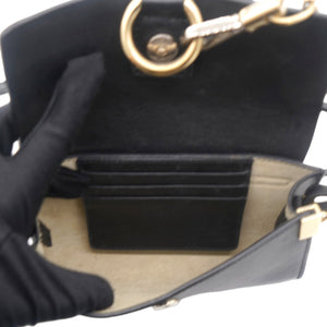Faye Shoulder Bag Leather and Suede Mini