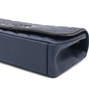 CC Filigree Medium Caviar Navy Flap