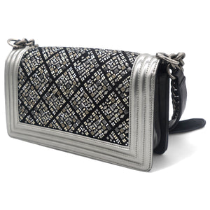 Embellished Boy Flap Bag Medium