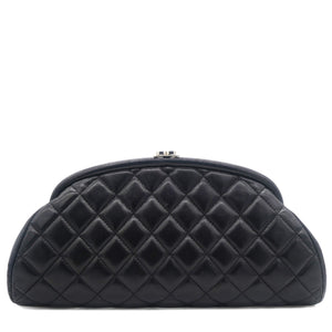 Lambskin Quilted Timeless Clutch Black