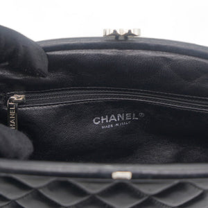 Lambskin Quilted Timeless Clutch Black