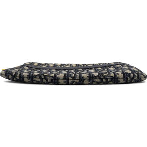 Oblique Pouch Clutch Navy