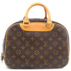 Brown Canvas Monogram Trouville Handbag