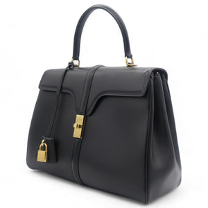 Classique 16 Handle bag in Satinated Calfskin Black