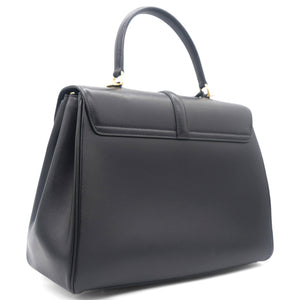 Classique 16 Handle bag in Satinated Calfskin Black