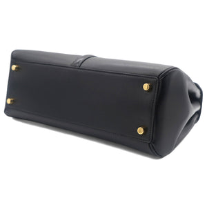 Classique 16 Handle bag in Satinated Calfskin Black