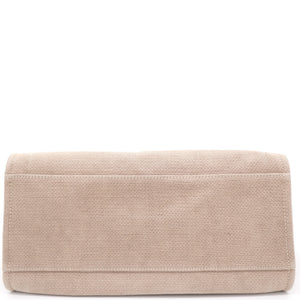 Beige Tweed Deauville Shopping Tote Bag