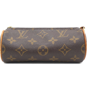 Vintage Monogram Mini Canvas Papillon Pouch