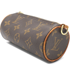 Vintage Monogram Mini Canvas Papillon Pouch
