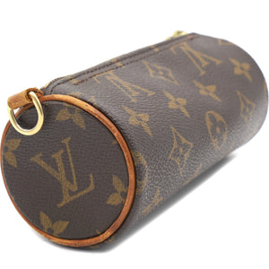 Vintage Monogram Mini Canvas Papillon Pouch