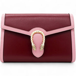 Azalea Enamel Mini Dionysus Chain Wallet Cherry Red Wild Rose Off