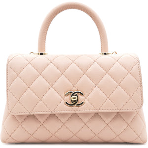 Caviar Leather Small Coco Top Handle Bag