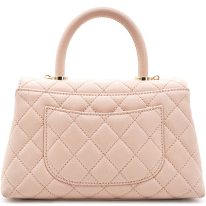 Caviar Leather Small Coco Top Handle Bag