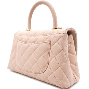 Caviar Leather Small Coco Top Handle Bag