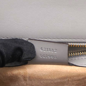 Calfskin Small Sylvie Shoulder Bag Deep Grey