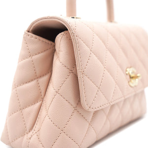 Caviar Leather Small Coco Top Handle Bag