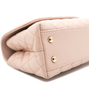 Caviar Leather Small Coco Top Handle Bag