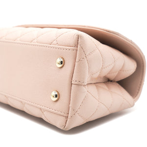 Caviar Leather Small Coco Top Handle Bag