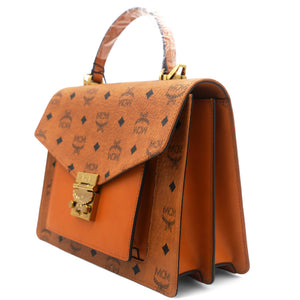 Visetos Medium Patricia Satchel Cognac