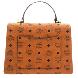 Visetos Medium Patricia Satchel Cognac