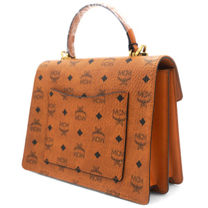 Visetos Medium Patricia Satchel Cognac