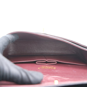 Black Quilted Caviar Leather Classic Double Flap Bag