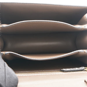 Small Lizard Medium Classic Box Flap Bag Natural