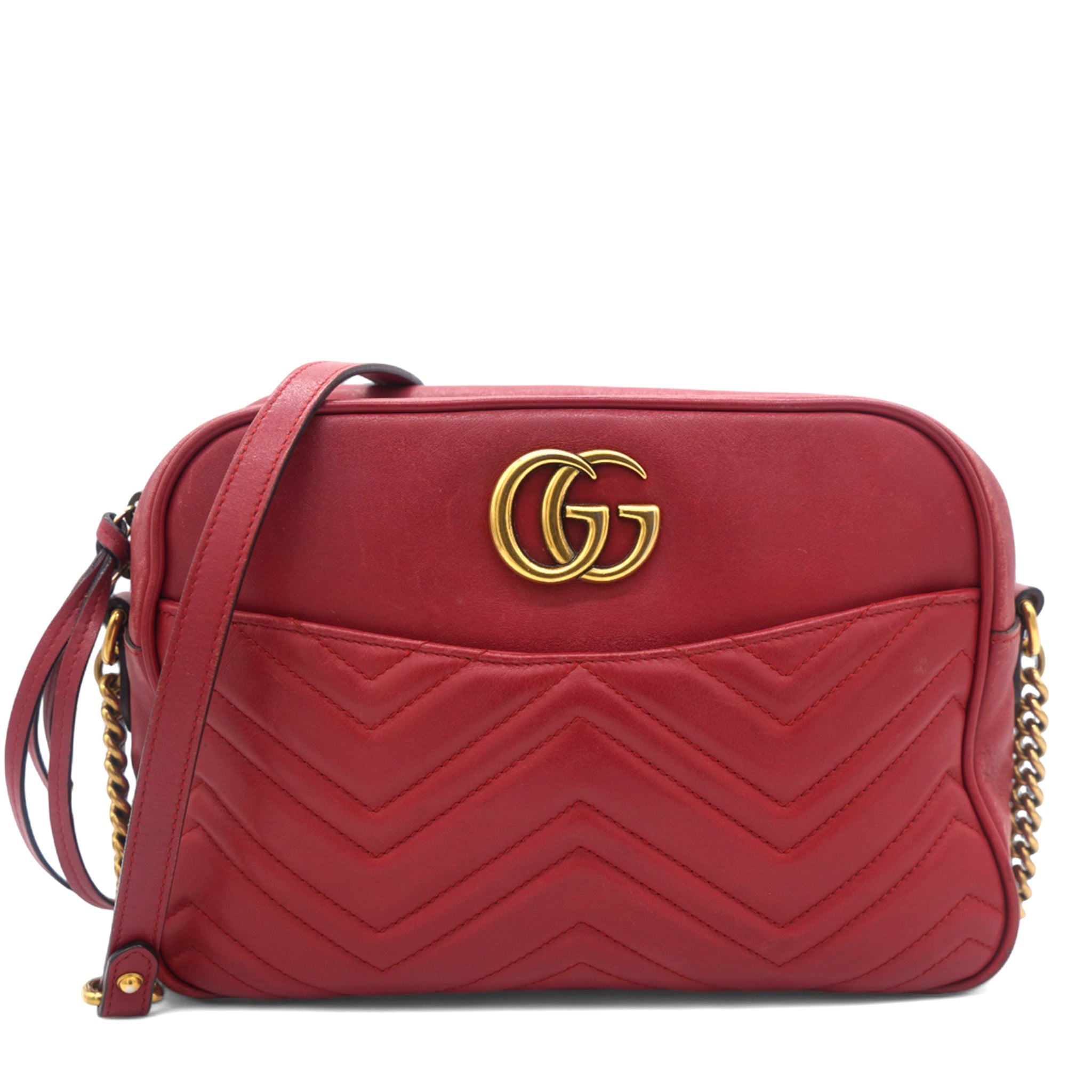 Marmont Medium Leather Crossbody Bag