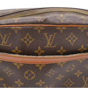 Monogram Compiegne 28 Leather Clutch Bag