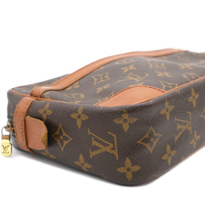 Monogram Compiegne 28 Leather Clutch Bag