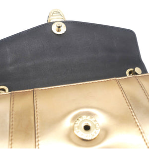 Metallic Calfskin Serpenti Forever Crossbody Bag Bronze