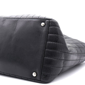 Vertical Quilted Mademoiselle Tote