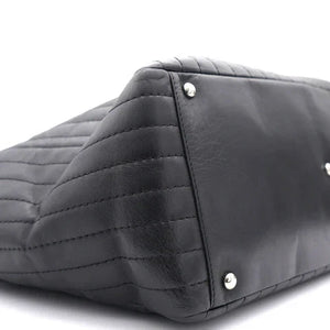 Vertical Quilted Mademoiselle Tote