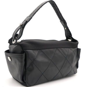 Black Canvas Paris-Biarritz Shoulder Bag