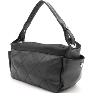 Black Canvas Paris-Biarritz Shoulder Bag