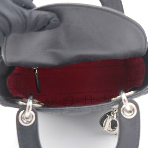 Lambskin Cannage Mini Lady Dior Black