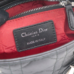 Lambskin Cannage Mini Lady Dior Black