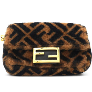 Baguette Fur Mini Bag