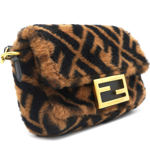 Baguette Fur Mini Bag