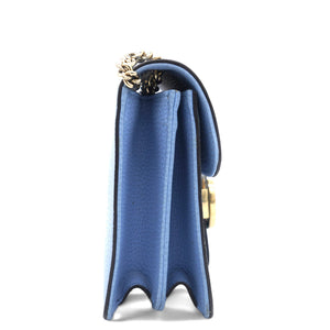 Blue Small Dollar Interlocking G Crossbody