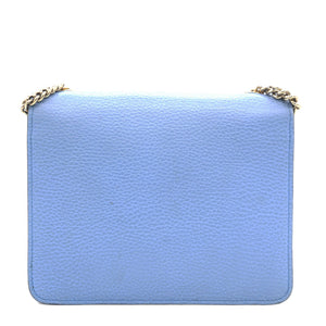 Blue Small Dollar Interlocking G Crossbody