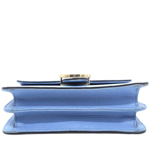 Blue Small Dollar Interlocking G Crossbody
