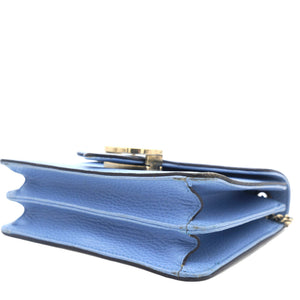 Blue Small Dollar Interlocking G Crossbody