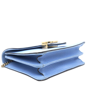 Blue Small Dollar Interlocking G Crossbody