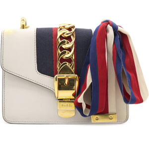 Sylvie Leather Mini Chain Bag