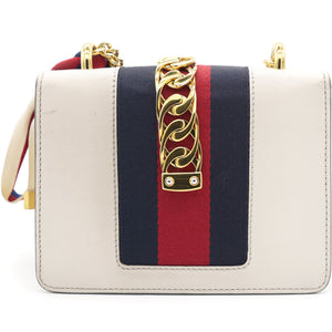 Sylvie Leather Mini Chain Bag